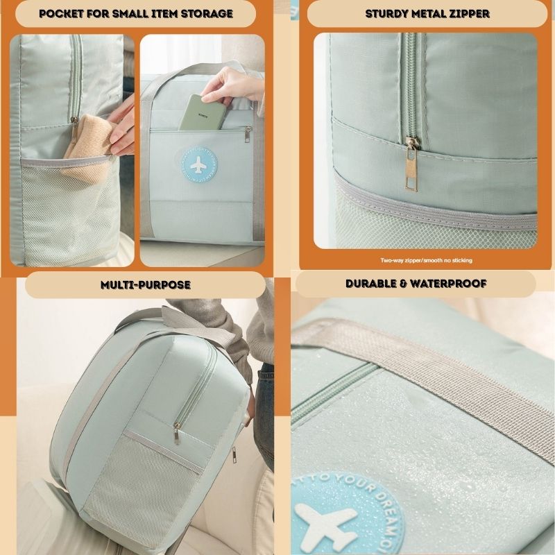 Smart Foldable Travel Organizer Bag – Portable Luggage Tote