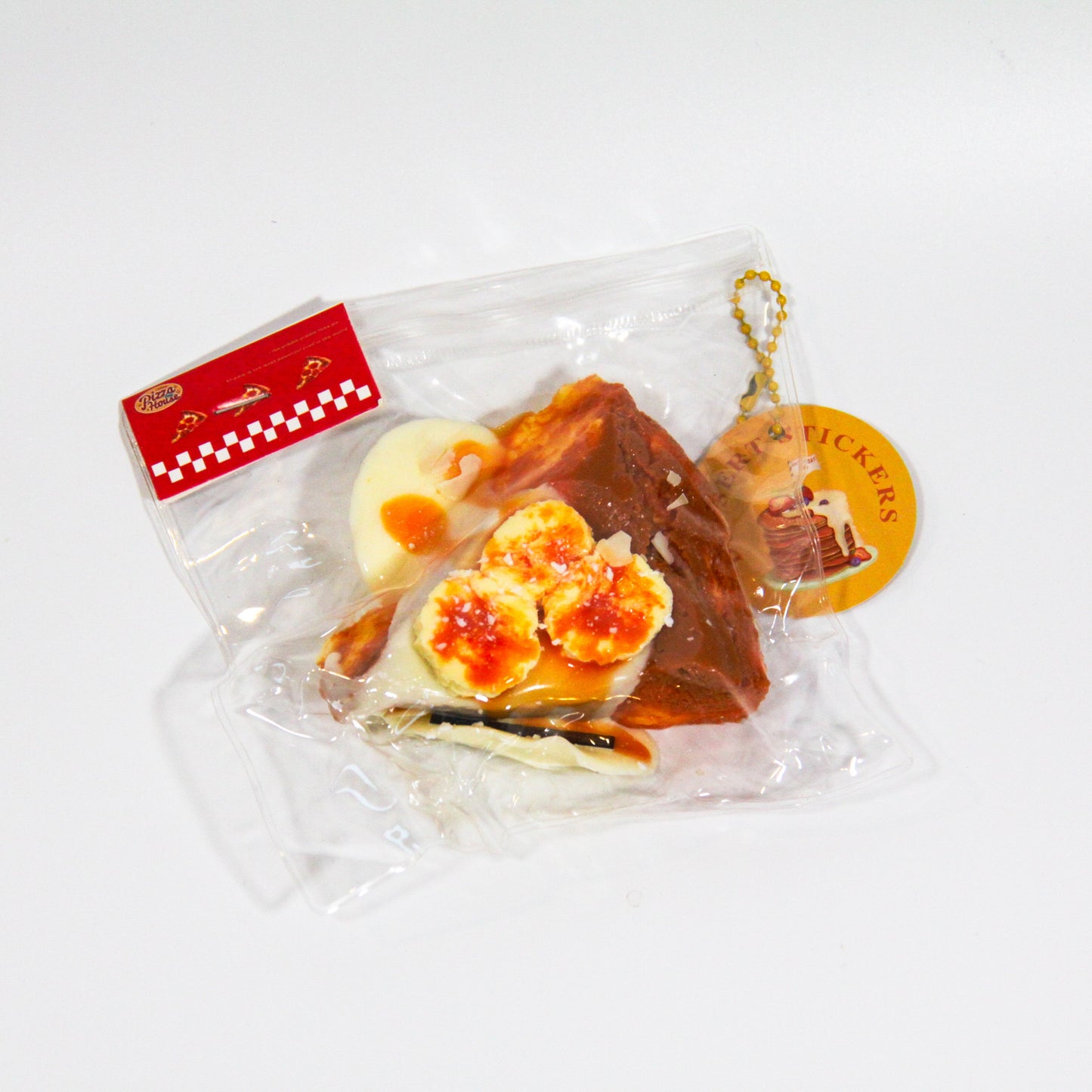 F58 Banana Basque Cake Taba Squishy