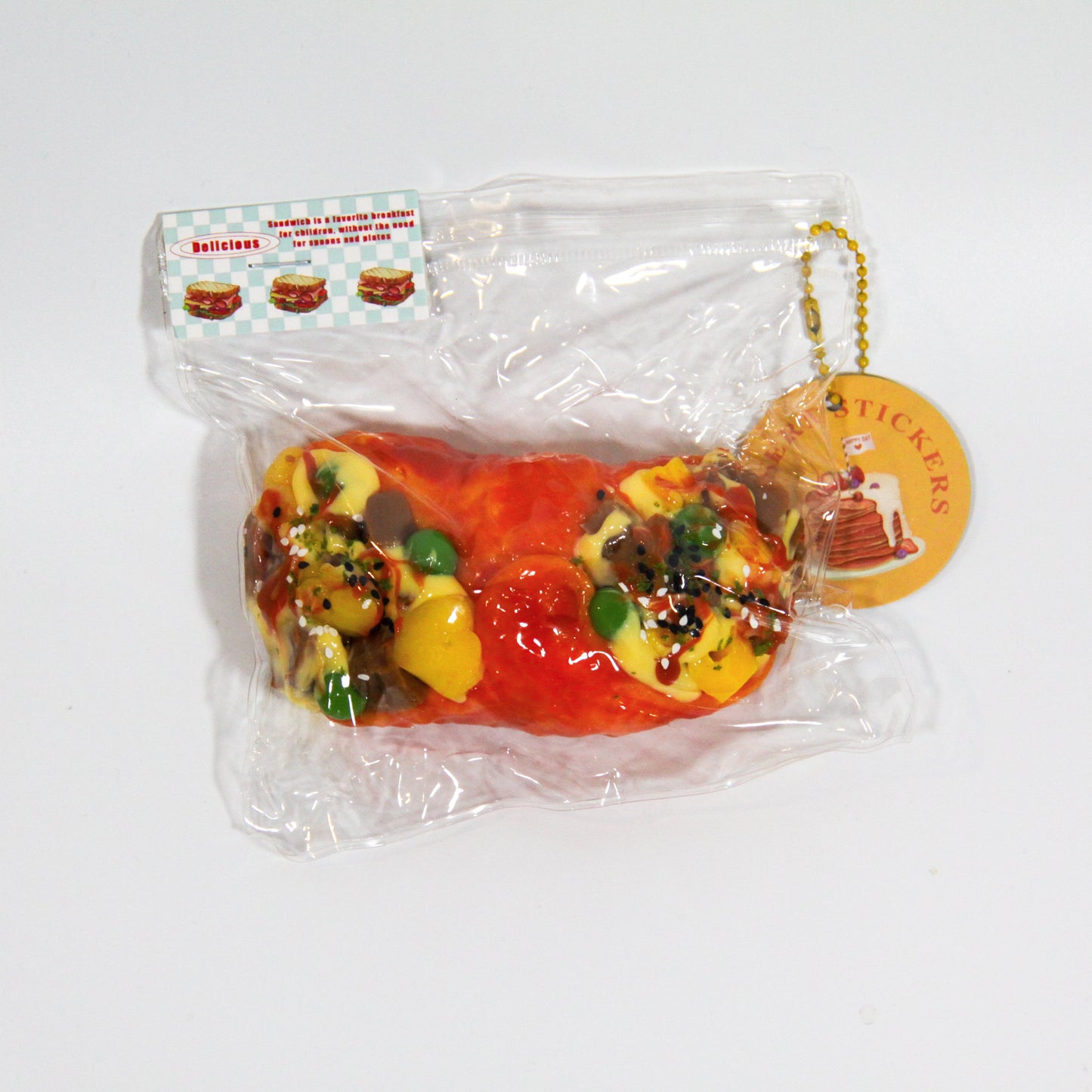 F64 Veggie Cheese Roll Taba Squishy