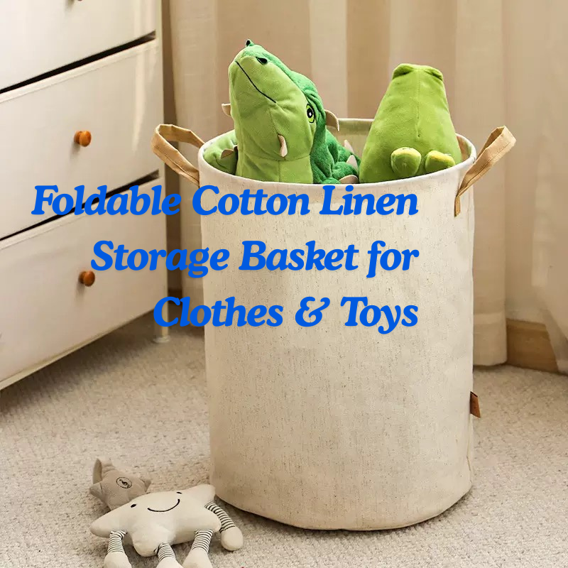 Foldable Waterproof Laundry Basket – Large Capacity Storage