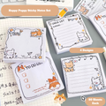 Cute Puppy Memo Pad Set – 50 Sheets Each