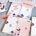 Cute Sausage Dog A7 Memo Pad Set – INS Style Mini Notebooks