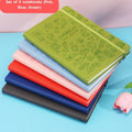 Kawaii A5 Notebook Set (3 Pack) – Cute Cartoon Hardcover Journals with Elastic Band, Ideal for School, Work & Bullet Journaling