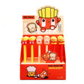 Snack Erasable Pens – 3 Pack, 0.5mm Black (Burger/Fries/Toast)
