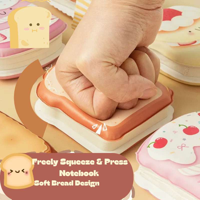 Soft Squishy Notebook Set – Cute Stress Relief Memo Notebooks