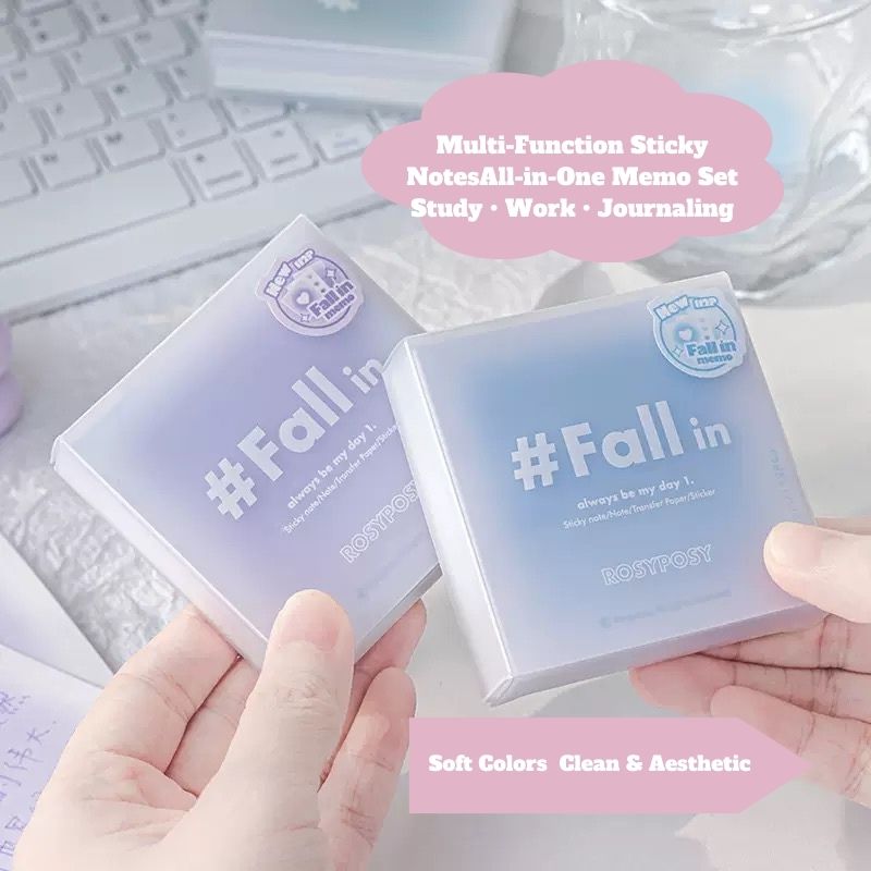 Portable Frosted Sticky Note Set – Fall in Color Collection