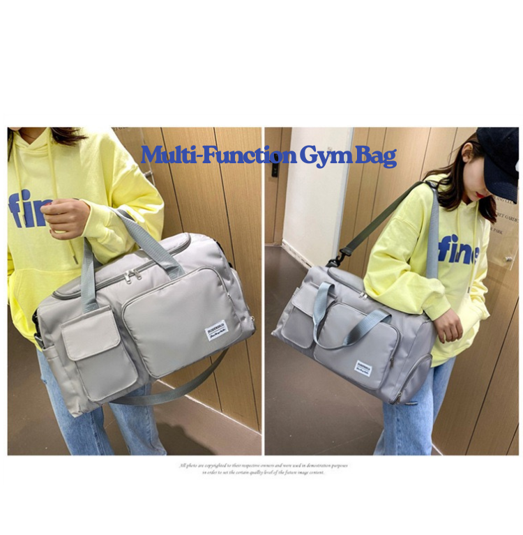 Lightweight Sports Training Bag – Waterproof Oxford Fabric Gym Duffle