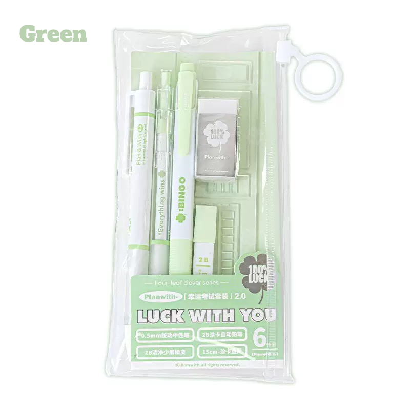Mechanical Pencil + OMR Marker Exam Kit (6pcs)