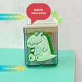 Cartoon Pencil Sharpener with Double-Hole Design – Large Capacity Transparent Case, Portable & Durable, Fits All Pencils for Office, Home & Art Supplies