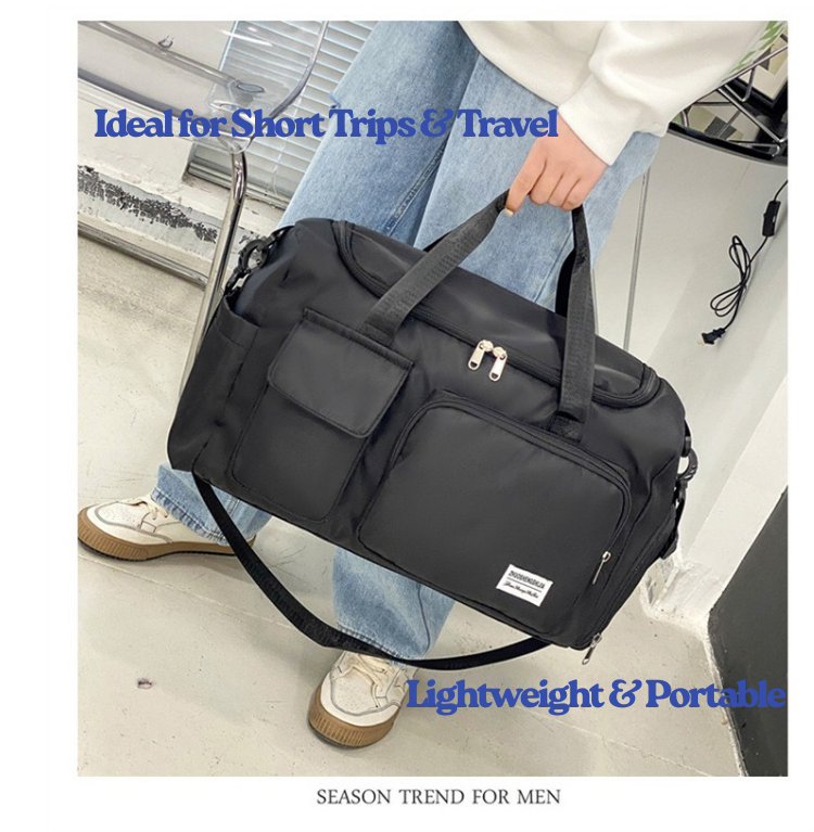 Lightweight Sports Training Bag – Waterproof Oxford Fabric Gym Duffle