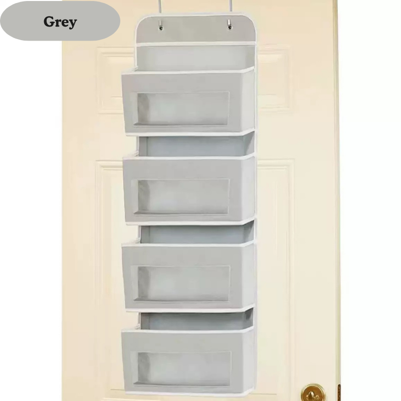4-Tier Hanging Multi-Pocket Organizer – Wall & Closet Use