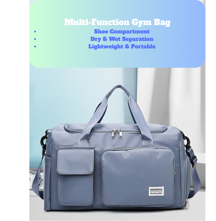Lightweight Sports Training Bag – Waterproof Oxford Fabric Gym Duffle