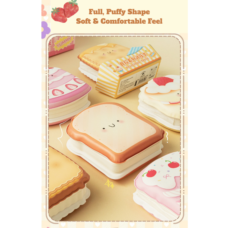 Soft Squishy Notebook Set – Cute Stress Relief Memo Notebooks
