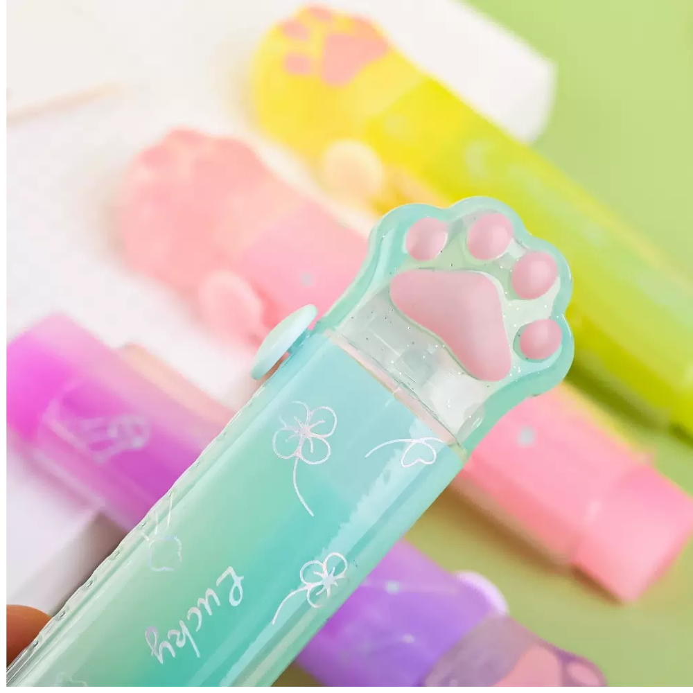 Cartoon Cat Paw Slide Eraser – Art & Drawing Eraser