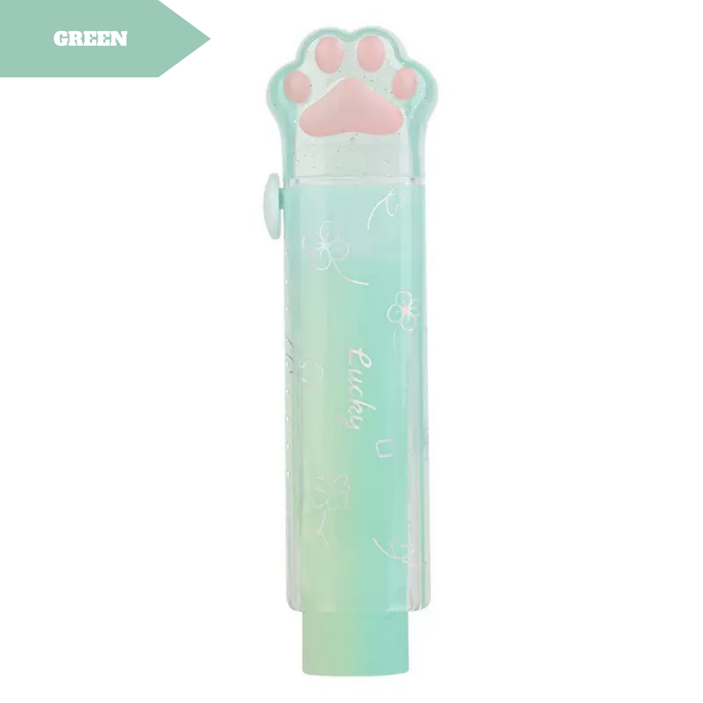 Cartoon Cat Paw Slide Eraser – Art & Drawing Eraser