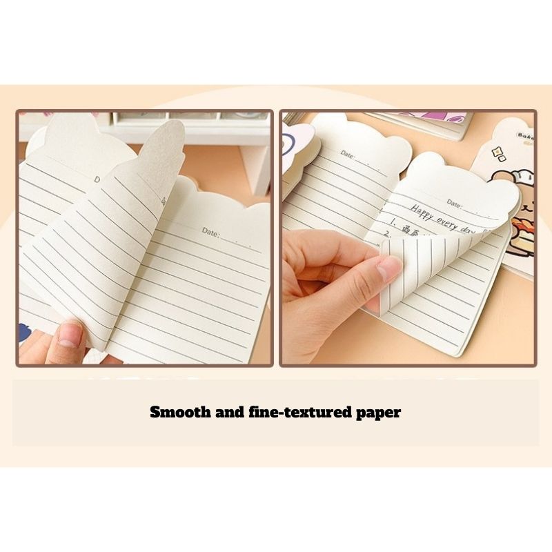 Kawaii Mini Notebooks – 10-Pack Cartoon Random Set