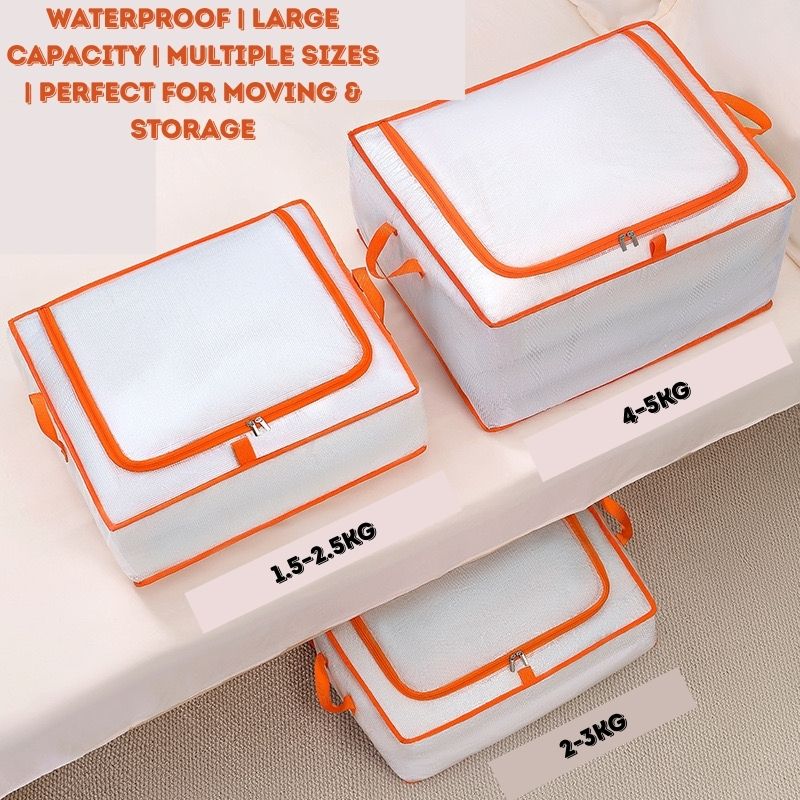 Waterproof Moving Storage Bags – Large Capacity for Seasonal Storage