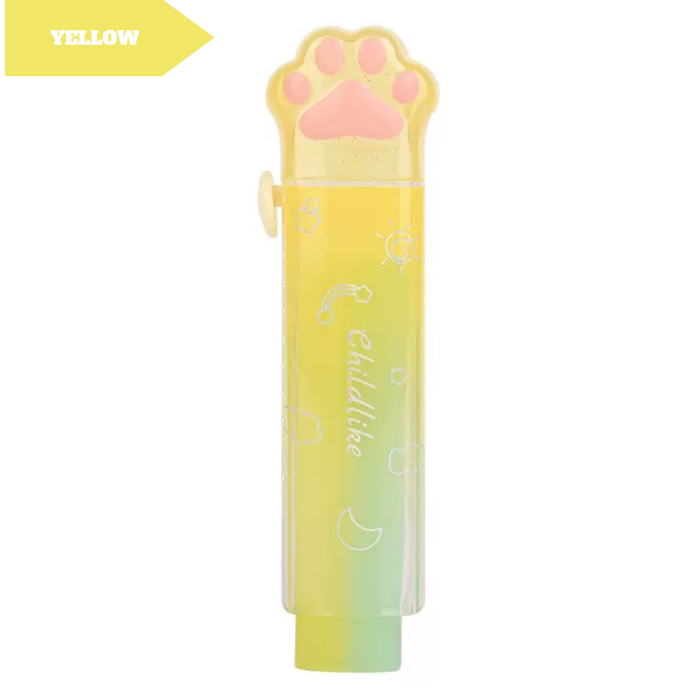 Cartoon Cat Paw Slide Eraser – Art & Drawing Eraser