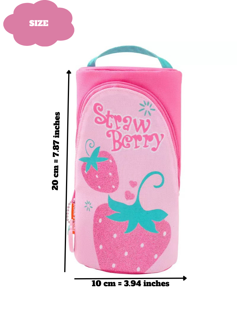 Creative Standing Pencil Case – Space-Saving Oxford Stationery Organizer