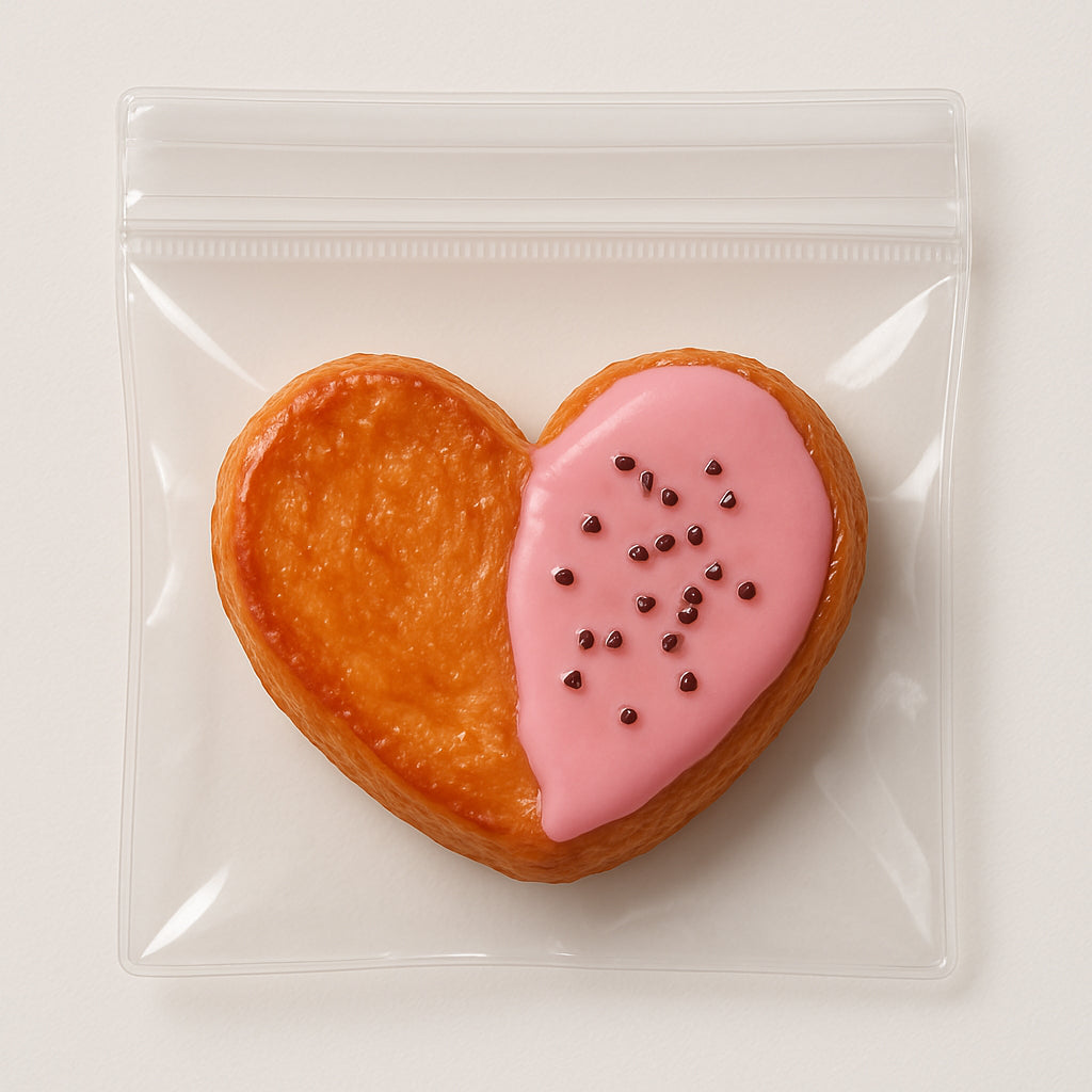 F09 Heart Glaze Pastries Taba Squishy