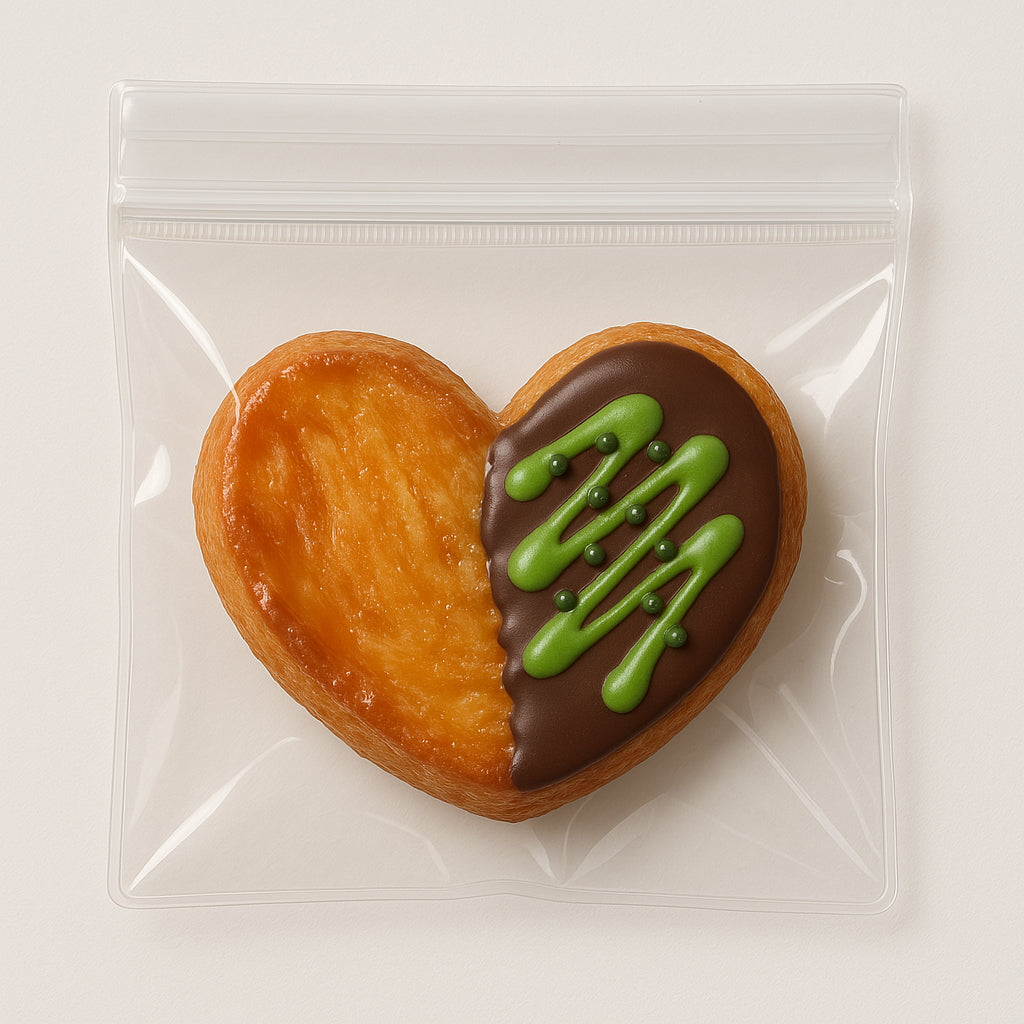 F09 Heart Glaze Pastries Taba Squishy