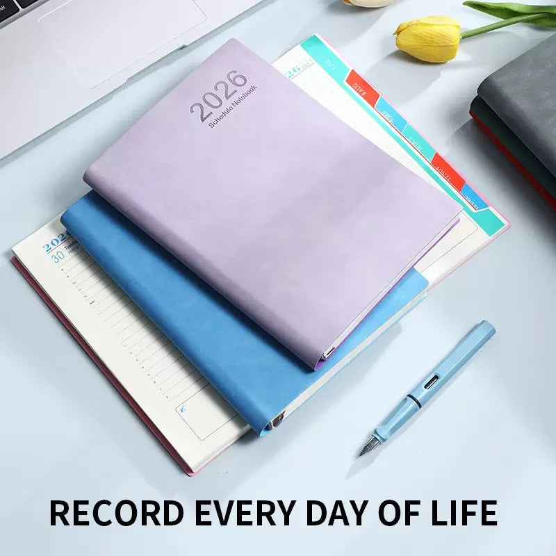 2026 Daily Schedule A5 Notebook