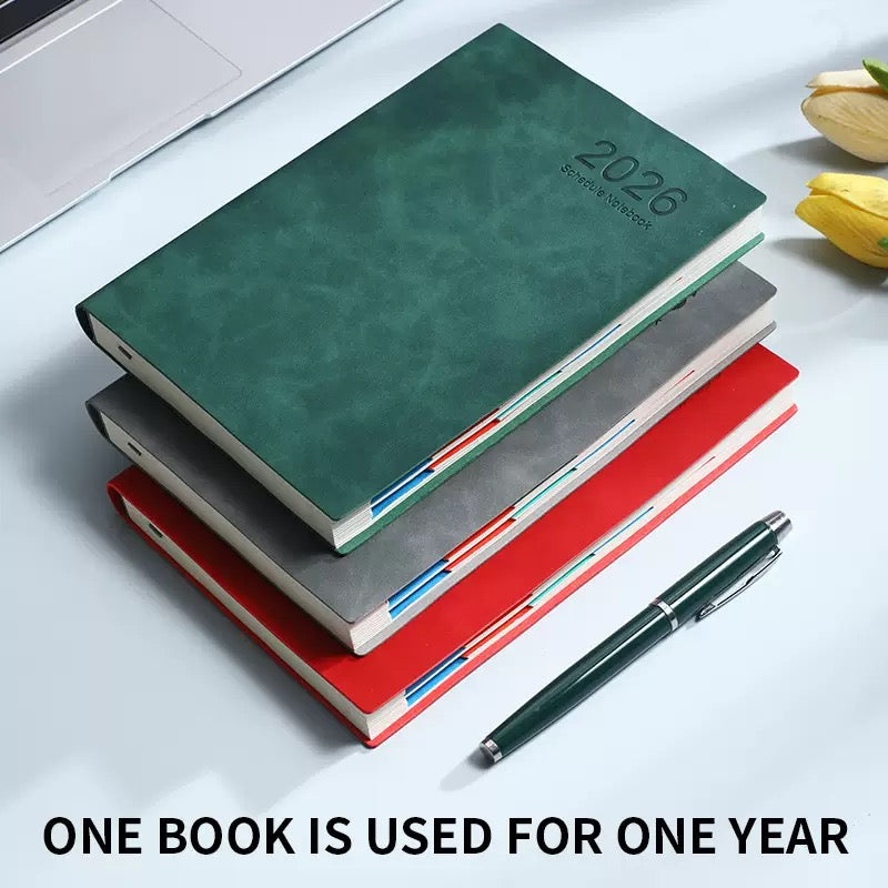 2026 Daily Schedule A5 Notebook
