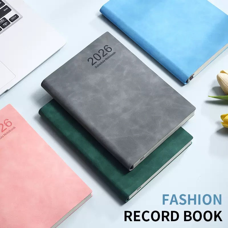 2026 Daily Schedule A5 Notebook