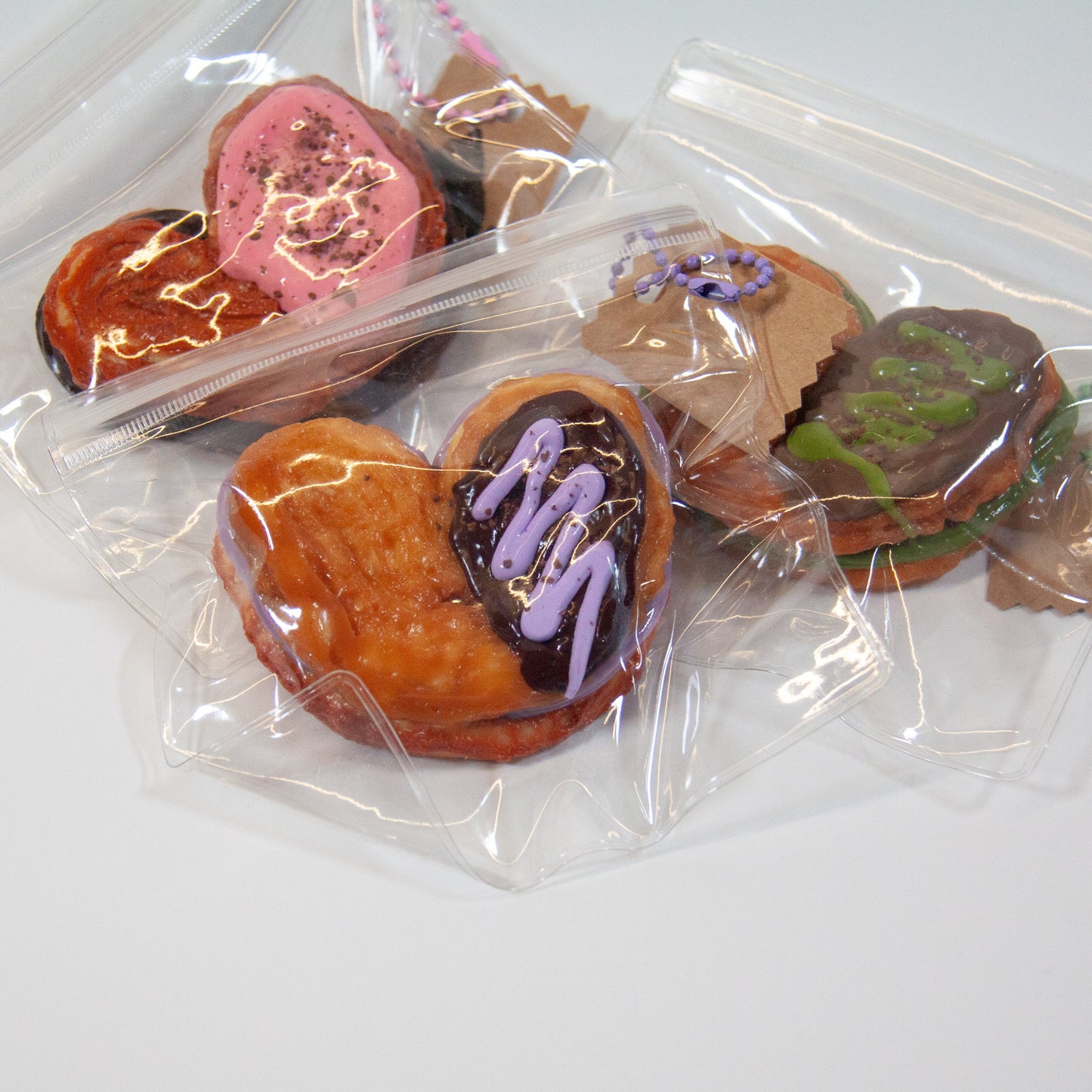 F09 Heart Glaze Pastries Taba Squishy