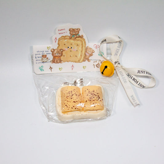 F52 Single Bear Toast Taba Squishy