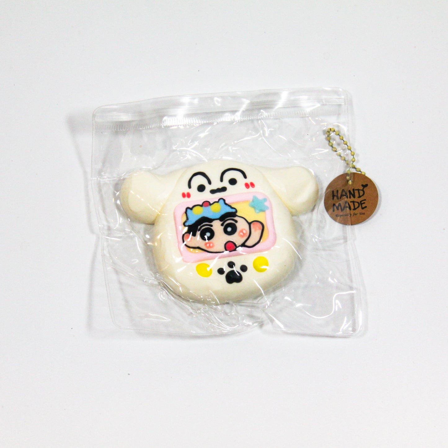 D34 Dog with Shin Character Taba Squishy