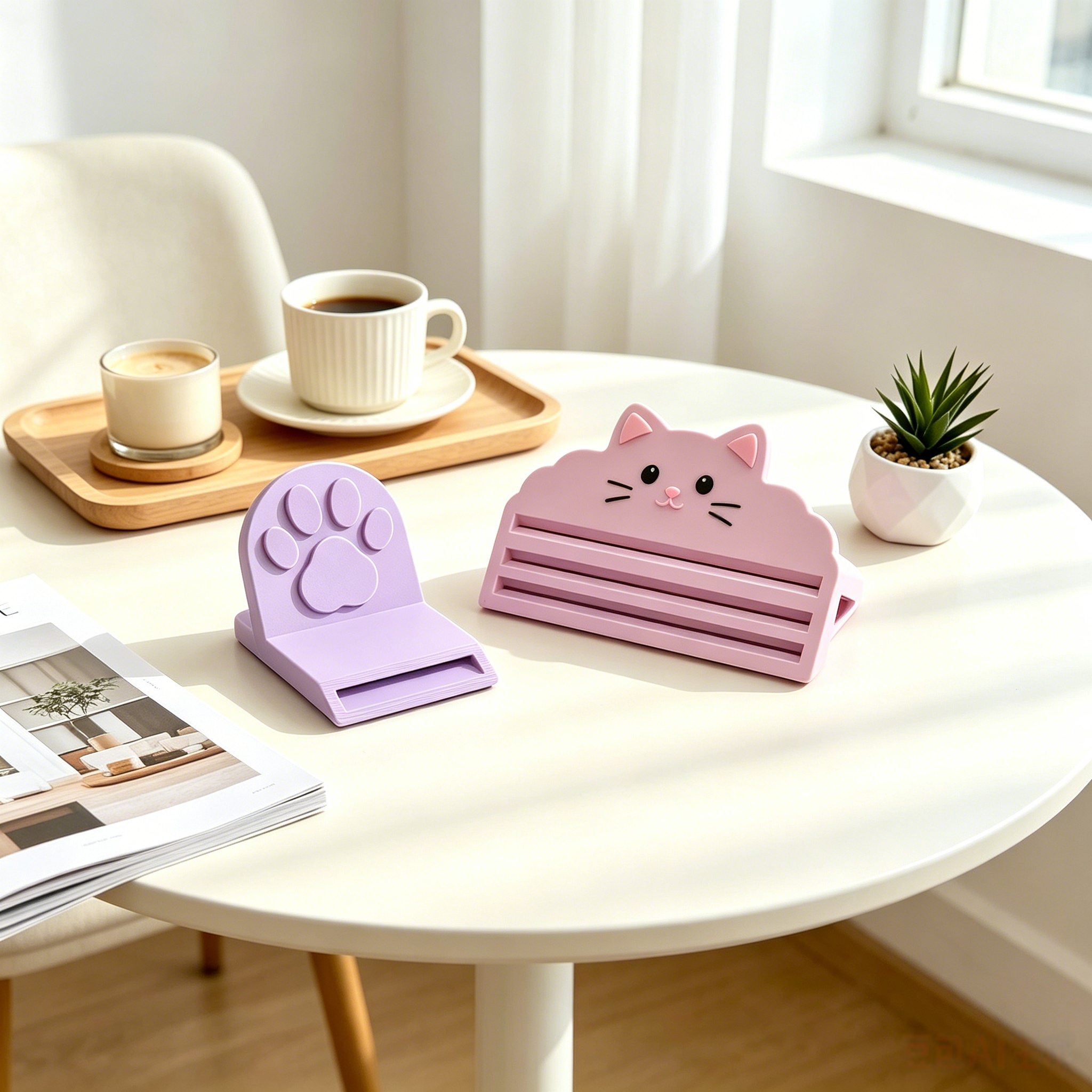Cat Feeding Kit (Feeder & Can Opener)